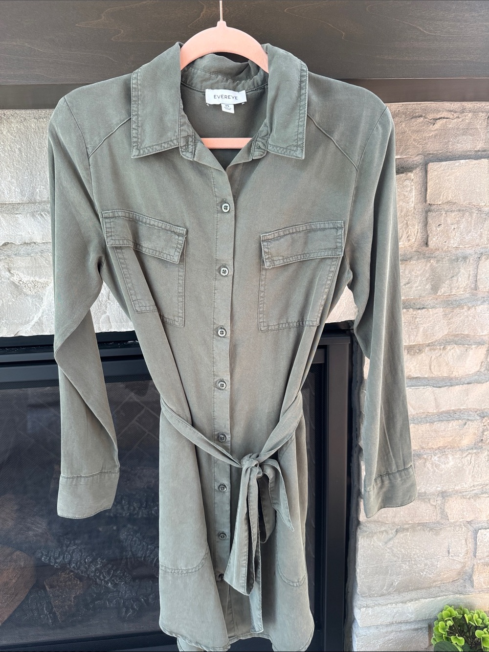 Evereve green dress